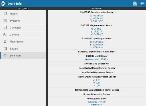 Droid Hardware Info screenshot 16