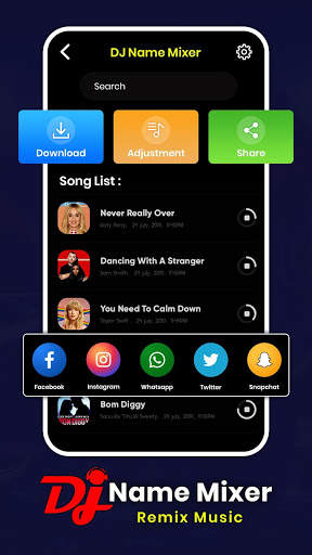 Mix Name To Song - DJ Name Music Player screenshot 6