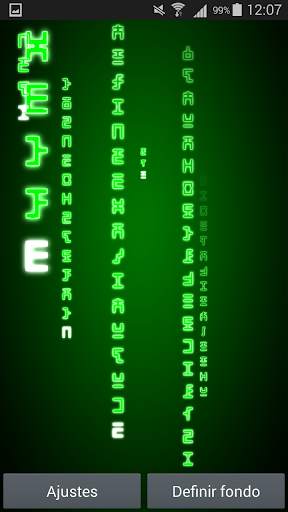 Legend Matrix Lite Live Wallpaper screenshot 2