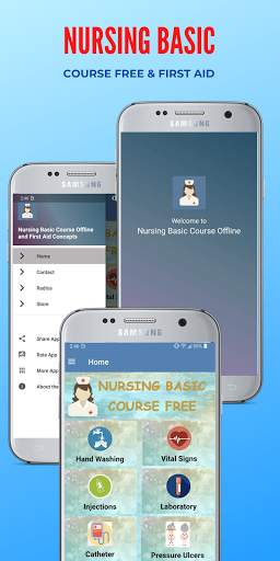 Nursing Basic Course Offline & First Aid Concepts screenshot 1