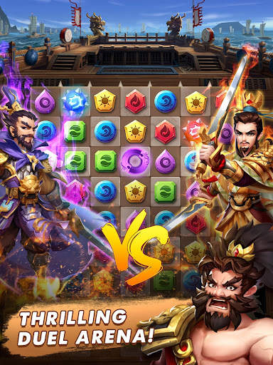 Three Kingdoms & Puzzles: Matc 8 تصوير الشاشة