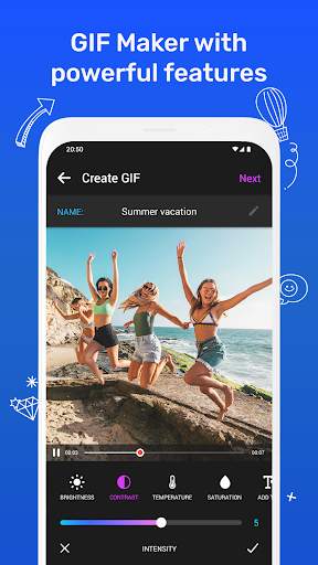 Gif'em! - GIF Maker & Editor, Video & Photo to GIF 1 تصوير الشاشة