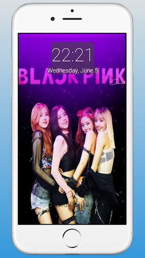 BlackPink Ice Cream Lock Screen screenshot 1