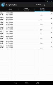 Doing Time Lite - TimeClock screenshot 8