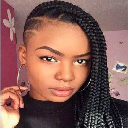 Box Braid Undercut Hairstyles. स्क्रीनशॉट 3