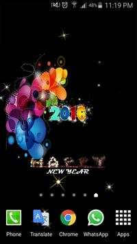 2016 New Year HD Livewallpaper screenshot 5