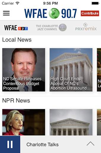 WFAE Public Radio App screenshot 2