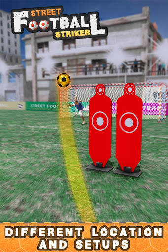 Street Football Striker Real Soccer Free Kick Game screenshot 2