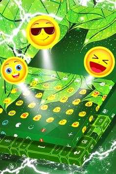 Keyboard Green Leaf Theme screenshot 5
