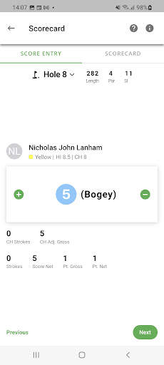 HNA Handicaps & Tournament App 8 تصوير الشاشة