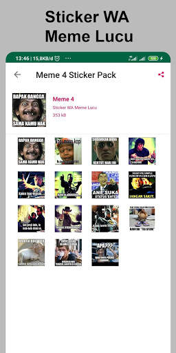Sticker WA Meme Lucu screenshot 5