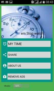 Stopwatch 4 تصوير الشاشة