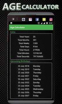 Easy Age Calculator 2018 3 تصوير الشاشة