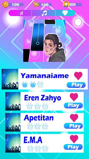 Eren Yeager Piano Tiles screenshot 2