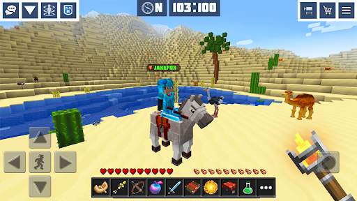 Mini Block Craft: Planet Craft screenshot 1