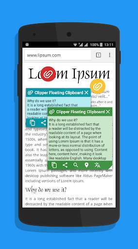Clipper: Floating Clipboard скриншот 3