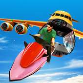 Super Jet Ski, ATV Quad Bike Airplane Stunt Games logo
