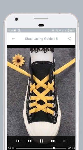 Shoe Lacing Guide - Video Step by Step Offline screenshot 2