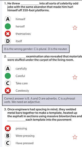 25 Simulator – TOEFL® Test with correction offline screenshot 4