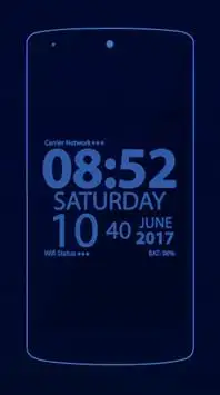 wp clock - Digital Clock 7 تصوير الشاشة