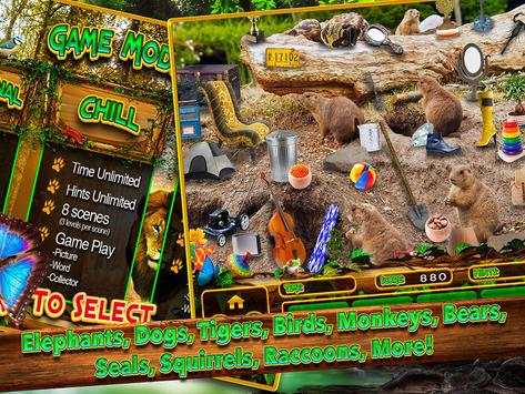Hidden Objects Animal Kingdom - Travel Object Game screenshot 5