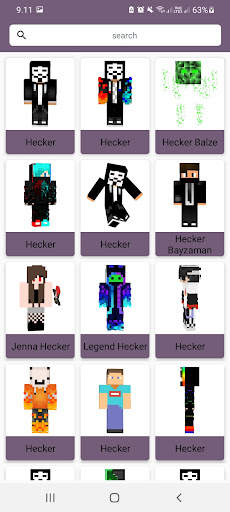 Hacker Skins for Minecraft PE screenshot 2
