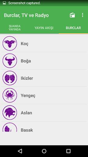 Canlı TV Mobil Radyo Burçlar screenshot 3