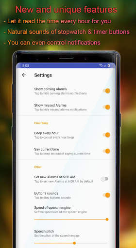 Vacation clock (with Widget) screenshot 8