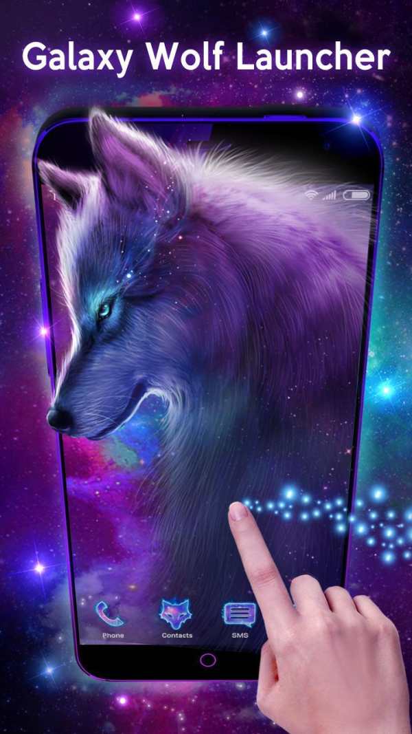 Galaxy Wolf Theme screenshot 2