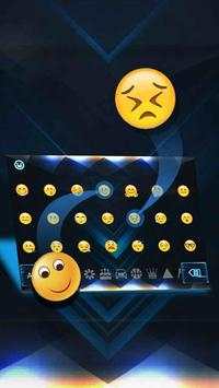 Hi tech keyboard theme 3 تصوير الشاشة