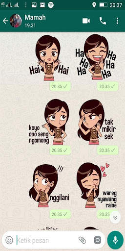 Stiker WA Jowo WAstickerapps screenshot 2