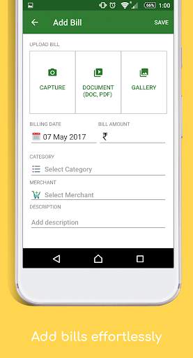 Bill Free - Bill wallet and spends tracker 2 تصوير الشاشة