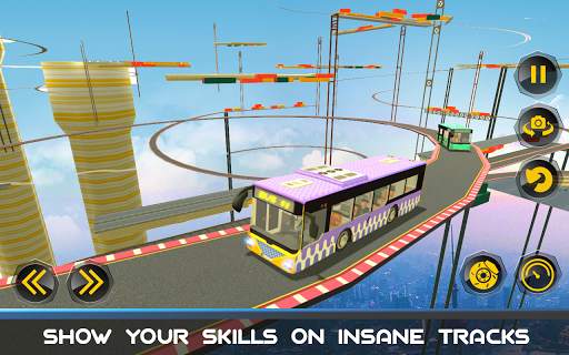 Impossible bus sky tracks simulator screenshot 3