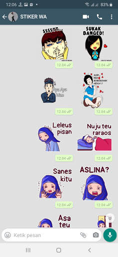 Stiker WA Bahasa Sunda Lucu WAStickerapps screenshot 7