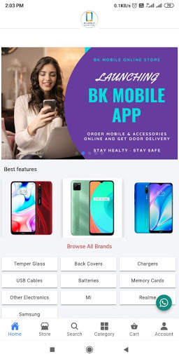 BK Mobile Online Store screenshot 1