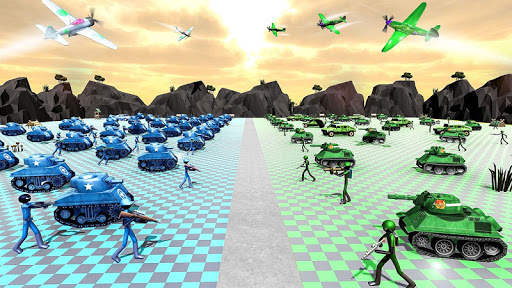 Battle Simulator World War 2 - Stickman Warriors screenshot 5