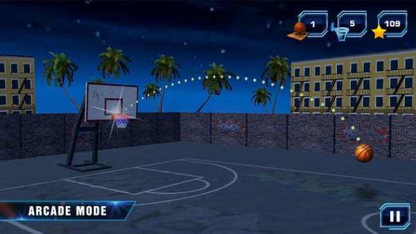 membanting Nyata Bola baskek 3D Simpai screenshot 6