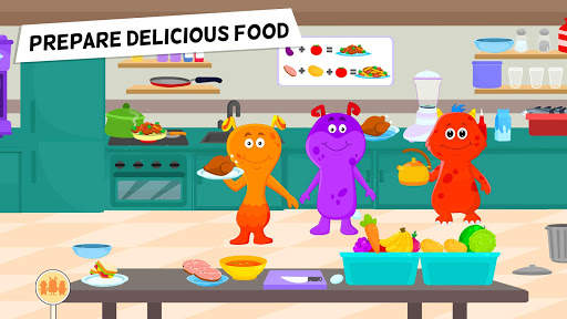 My Monster Town: Restaurant Cooking Games for Kids screenshot 4