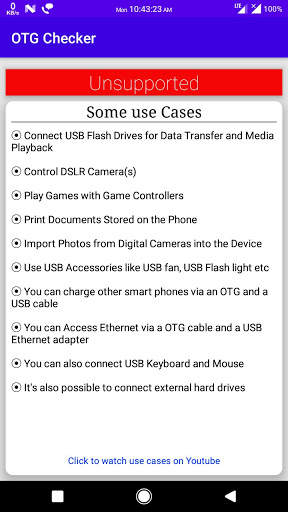 OTG checker (Check if your mobile supports OTG) screenshot 2