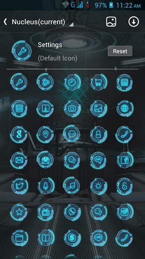 Nucleus GO Launcher Theme screenshot 5