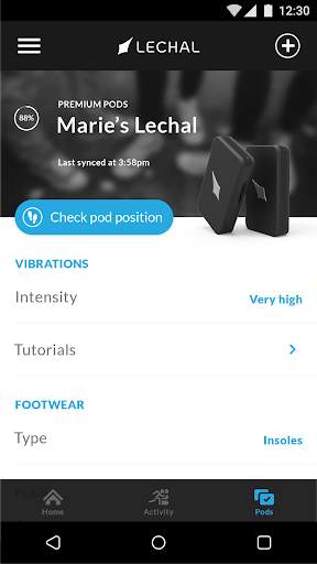 Lechal GPS Navigation Footwear screenshot 3