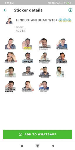 STICKR: All in one Hindi WA Stickers screenshot 2