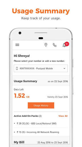My Tata Docomo- Recharge, Bill screenshot 5