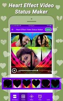Heart Effect Video Status Maker screenshot 2