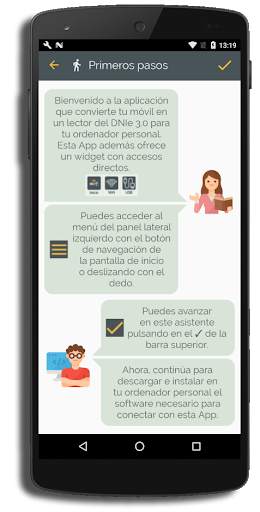 Lector de DNIe para PC, usando el movil screenshot 3