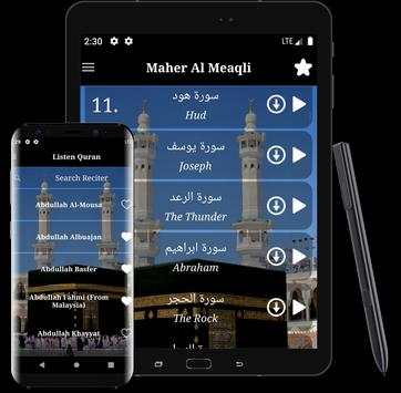 Listen Quran - Top Reciters Holy Quran Offline screenshot 1