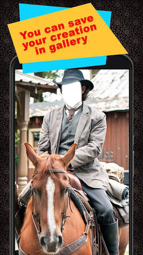 Horse With Man Photo Suit 3 تصوير الشاشة