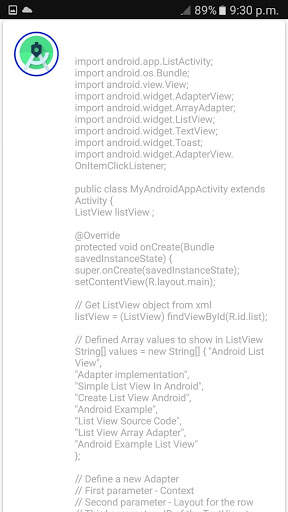 Learn Android With Source Code & Quiz App screenshot 7
