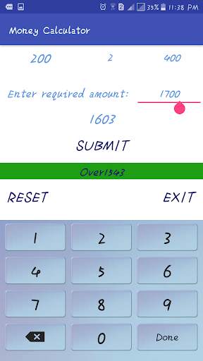 Money Calculator स्क्रीनशॉट 2