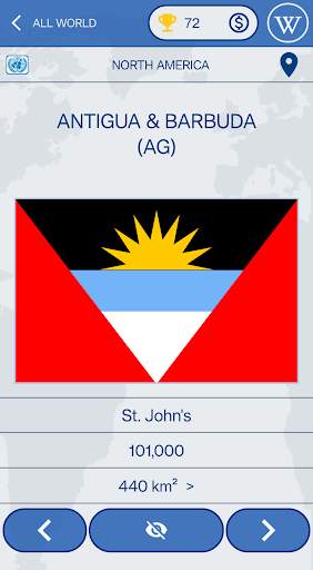The Flags of the World Quiz screenshot 1